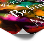 Affiche Abstraite inspirationnelle et motivationne (Coin)