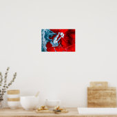 Affiche abstraite Mars (Cuisine)