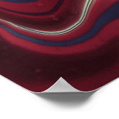 Affiche Abstraite unique couleur cool (Coin)