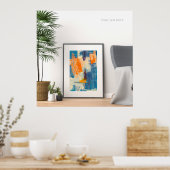 Affiche abstraite Zazzle (Cuisine)