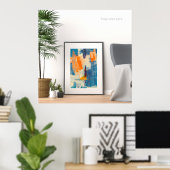 Affiche abstraite Zazzle (Bureau à domicile)