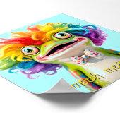 Affiche absurde de clown grenouille "Pas grand-cho (Coin)