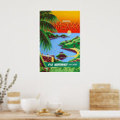 Affiche Acapulco Mexique Impression d'art mural Vi (Cuisine)