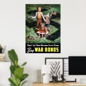 Affiche Acheter des obligations de guerre (Bureau à domicile)