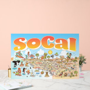Affiche Acrylique SoCal