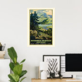Affiche Adirondack Mtns 20x28 (Bureau à domicile)
