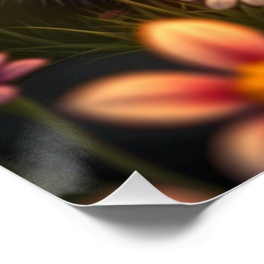 Affiche adorable de hérisson (Coin)