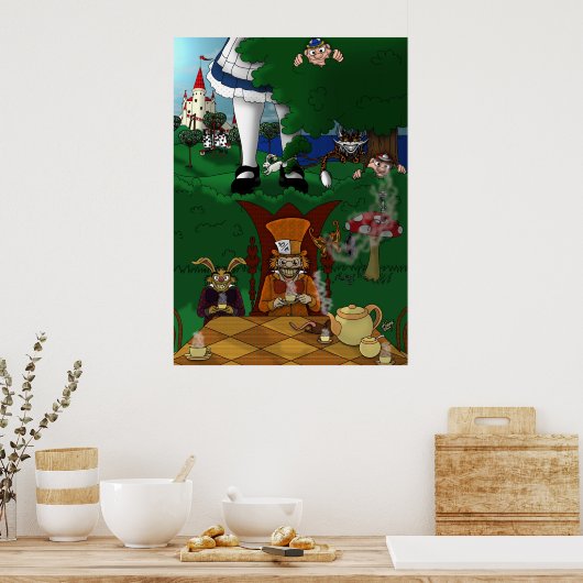 Affiche Adventure's In Wonderland - RÉVISED (Cuisine)