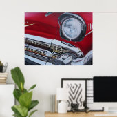 Affiche aérienne Chevy Bel 1957 (Bureau à domicile)