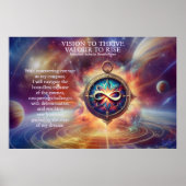 AFFICHE - AFFICHE VTVR-ABSTRACTCOMPASS1A (Devant)
