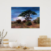 Affiche africaine sur la lune (Cuisine)