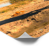 Affiche africaine sur les éléphants (Coin)