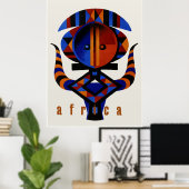 Affiche Afrique (Bureau à domicile)