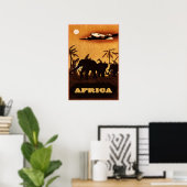Affiche Afrique (Bureau à domicile)