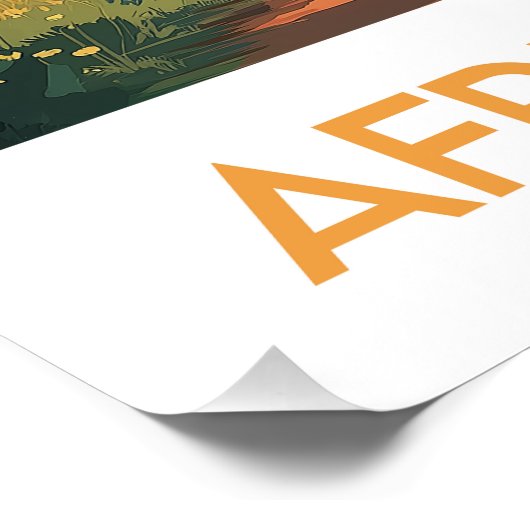 Affiche Afrique du Sud (Coin)