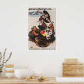 Affiche Afrique du Sud Art de voyage Impression af (Cuisine)