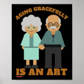 affiche "AGING GRACEFULLY..." (Devant)