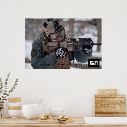 Affiche Airsoft (Cuisine)