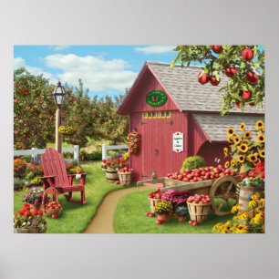 Affiche Alan Giana "Apple Harvest"