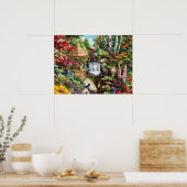 Affiche Alan Giana "Jardin secret" (Cuisine)