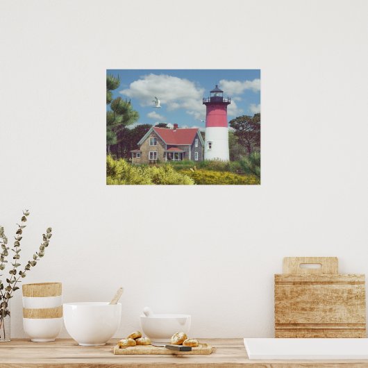 Affiche Alan Giana "Nauset Light" (Cuisine)