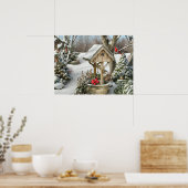 Affiche Alan Giana "Voeux d'hiver" (Cuisine)