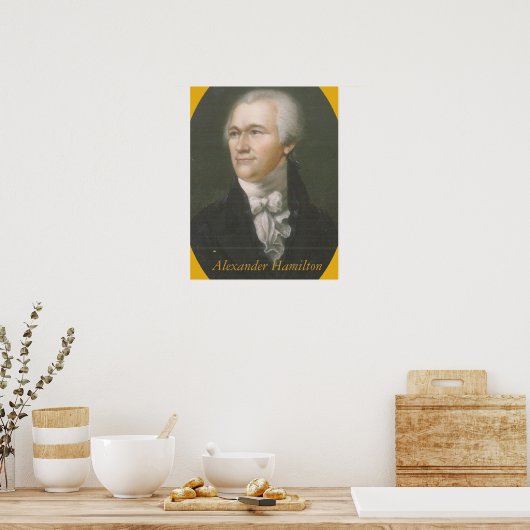 Affiche Alexander Hamilton (Cuisine)