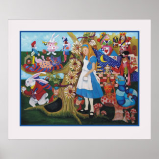 Affiche Alice au pays des merveilles