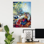 Affiche Alice Renverse la Table (Bureau à domicile)
