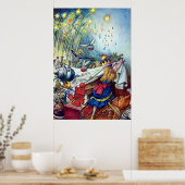 Affiche Alice Renverse la Table (Cuisine)