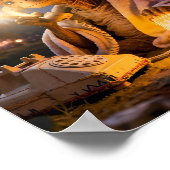 Affiche Alien Appelant des Collines au Clair de Lu (Coin)