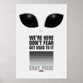 Affiche Alien de la Gray Pride (Devant)
