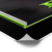 Affiche alien grise (Coin)