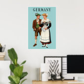 Affiche Allemagne (Bureau à domicile)