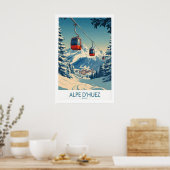 Affiche Alpe dHuez France 1 (Cuisine)