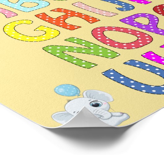 Affiche alphabet (Coin)