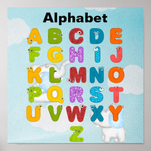 Affiche alphabet