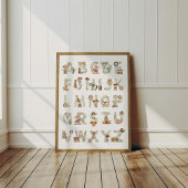 Affiche Alphabet ABC Cowboy Occidental Pour Chambr