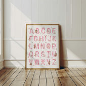 Affiche Alphabet ABC Ours de Ballet Décoration Cha