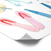 Affiche Alphabet Animaux de l'Océan - 13 x 19 pouc (Coin)