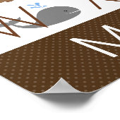 Affiche Alphabet pour Fille (Coin)