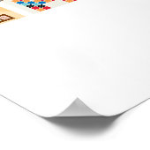 Affiche Alphabetique de Jeu de Société à 7 Lettres (Coin)