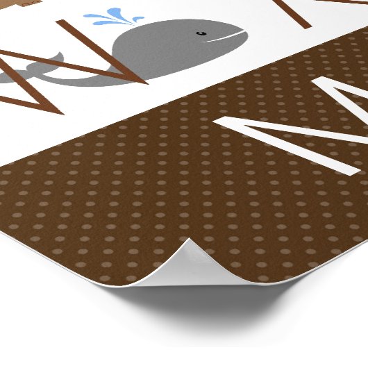 Affiche Alphabetique pour Fille (Coin)