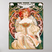 Affiche Alphonse Mucha F. Champenois (Devant)