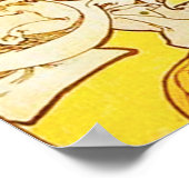 Affiche Alphonse Mucha Lily (Coin)