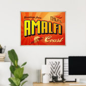 Affiche AMALFI (Bureau à domicile)
