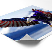 AFFICHE AMÉRICAINE EAGLE. (Coin)