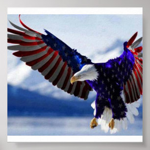 AFFICHE AMÉRICAINE EAGLE.