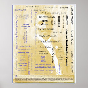 Affiche américaine noire I d'inventeurs