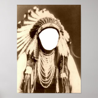 Affiche amérindienne